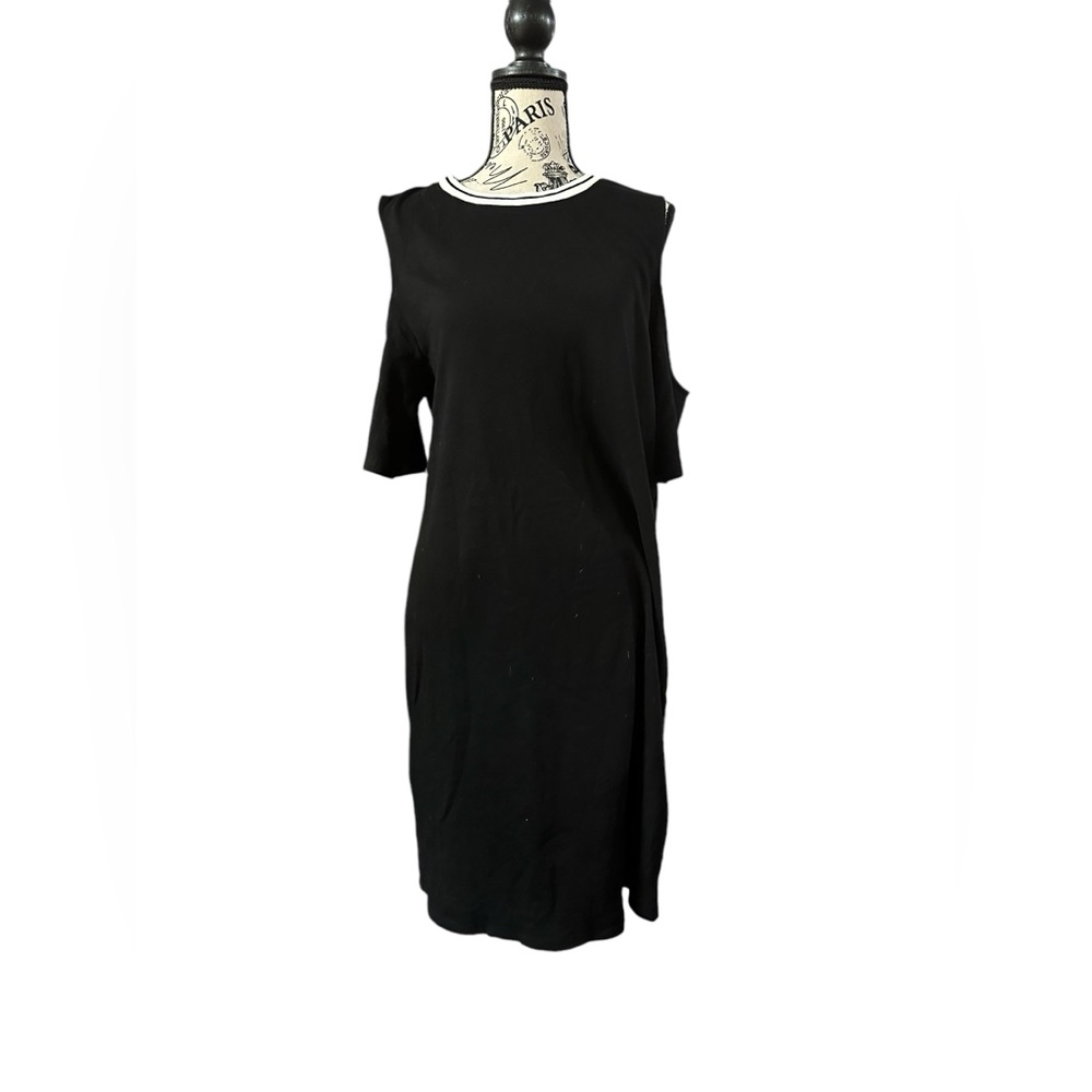 Hem & Thread midi dress NWT 100% cotton navy blue Size XL